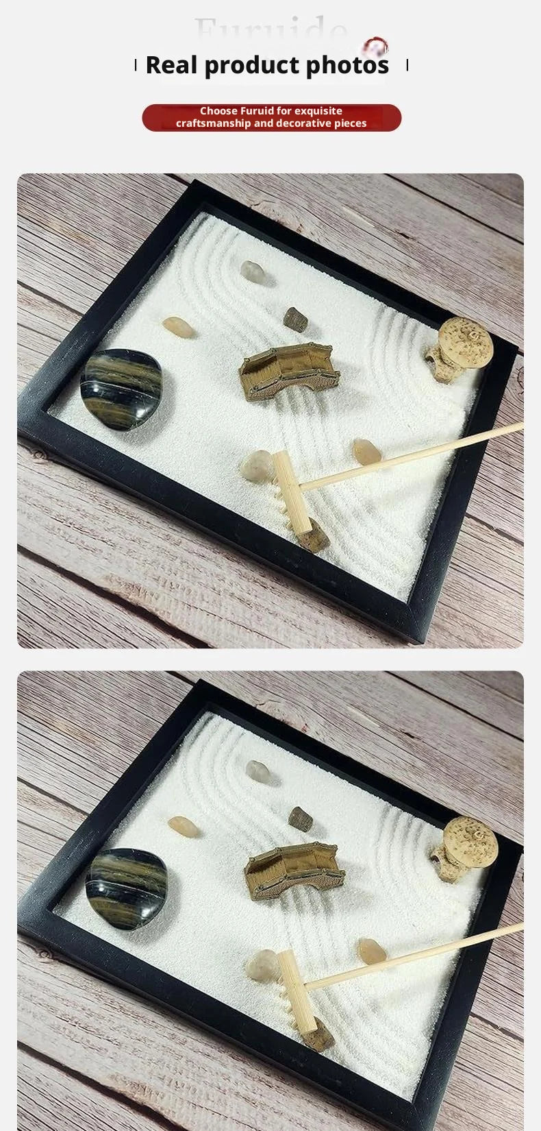 Zen Garden Stress Relief Desk Decor