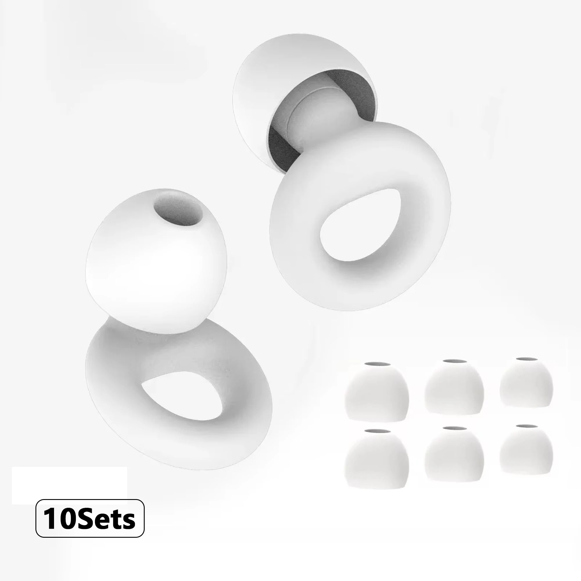 Reusable Silicone Noise Reducing Sleep Earplugs