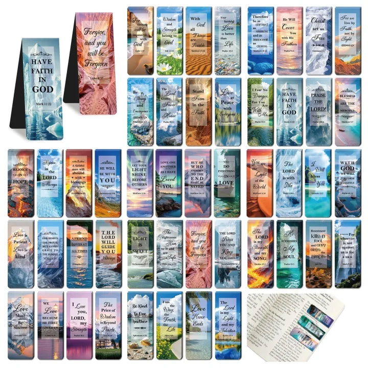 Christian Magnetic Bible Bookmarks Set