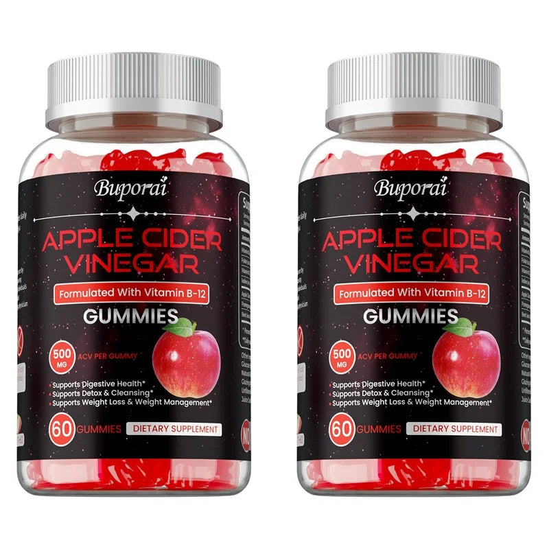 Apple Cider Vinegar Gummies - Promotes Digestive Health, Relieves Bloating and Constipation, Burns Fat, Weight Management