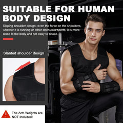 Adjustable Weight Vest, Ankle Weights With Weights, Wrist Weights, Gym Running Weights Strength Training Equipment Fitness Tools - Showlu Well Nation Store