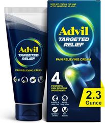 Advil Targeted Relief Pain Relieving Cream, Up to 8 Hours of Powerful Relief of Minor Arthritis Pain, Joint Pain, Lower Back Pain and Muscle Pain - 2.3 oz - Showlu Well Nation Store