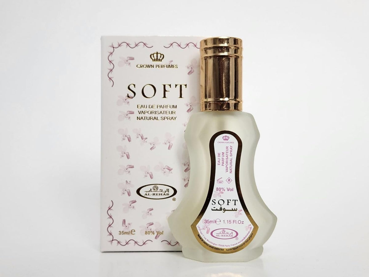 Al - Rehab Soft Eau de Parfum Spray for Women, 1.18 Ounce - Showlu Well Nation Store