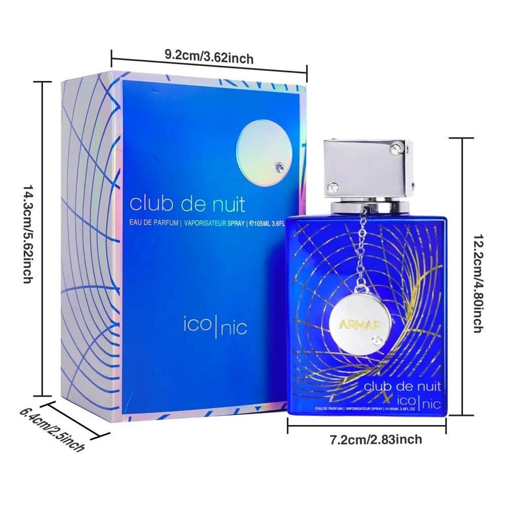 Armaf Club de Nuit Blue Iconic for Men Eau de Parfum Spray, 3.6 Ounce, Long - lasting Fragrance For MEN's Cologne - Showlu Well Nation Store