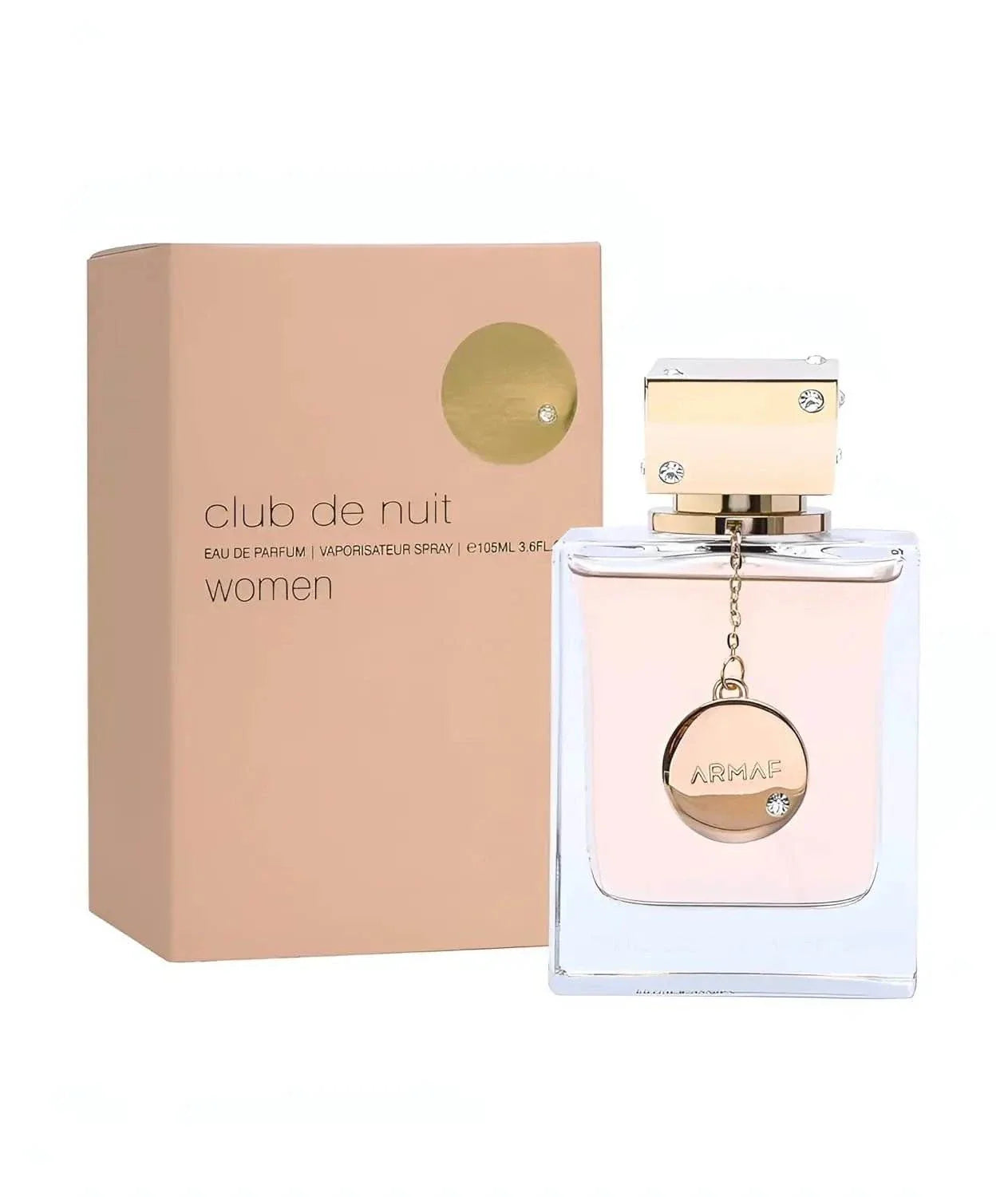 Armaf Club De Nuit Eau De Parfum for Women 105ml bottle with musk, patchouli, vanilla, and floral scent notes