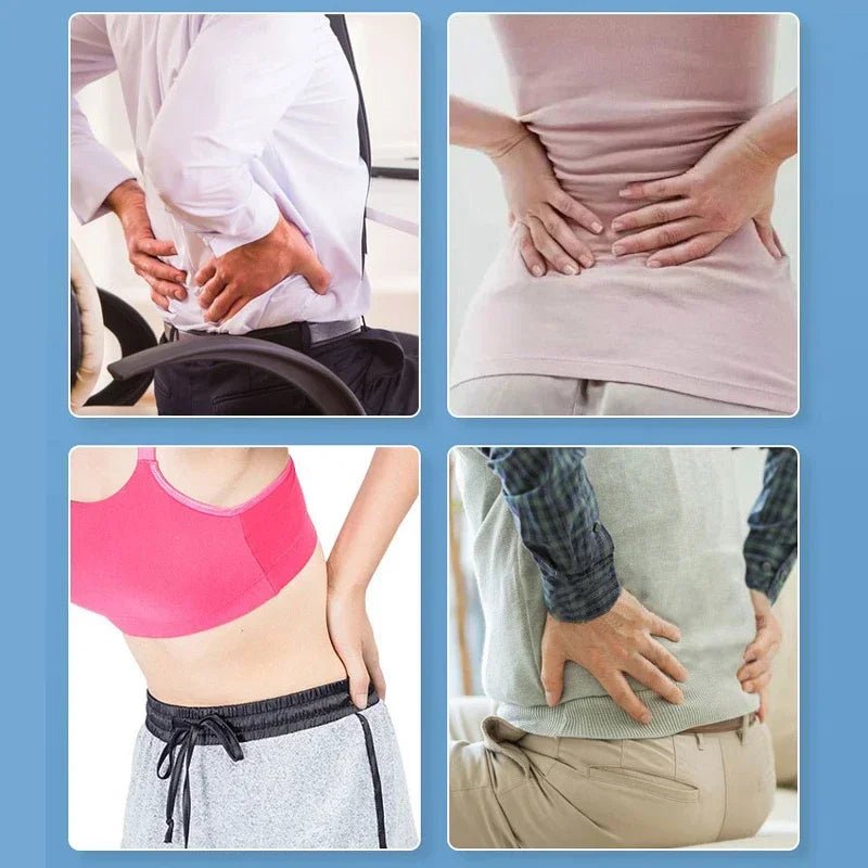 Back Massager Magnetotherapy Multi - Level Adjustable Stretcher Waist Neck Fitness Lumbar Cervical Spine Support Pain Relief - Showlu Well Nation Store