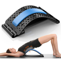 Back Stretcher for Back Pain Relief, Multi - Level Back Cracker Board, Lower and Upper Back Support for Herniated Disc - Showlu Well Nation Store