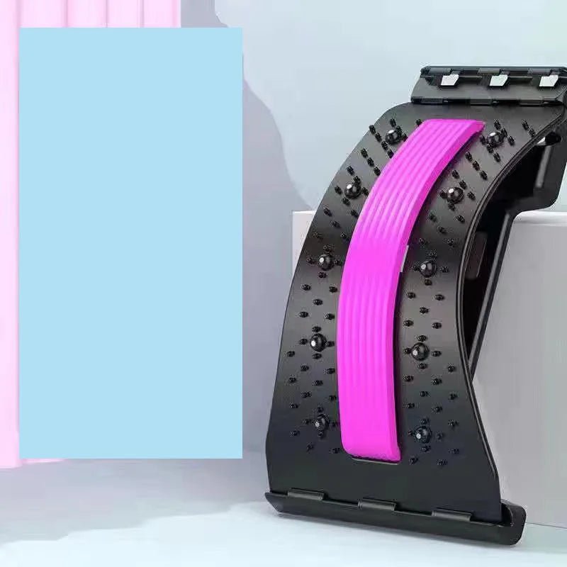 Back Stretcher,6thGeneration Upgraded Back Massager,Back Cracker for Lower Back Pain Relief Lumbar Support,with Magnetic Massage - Showlu Well Nation Store