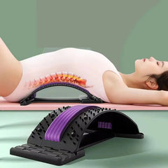 Back Stretcher,6thGeneration Upgraded Back Massager,Back Cracker for Lower Back Pain Relief Lumbar Support,with Magnetic Massage - Showlu Well Nation Store