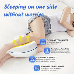 Body Memory Cotton Leg Pillow Home Foam Pillow Sleeping Orthopedic Sciatica Back Hip Joint for Pain Relief Thigh Leg Pad Cushion - Showlu Wellness Nation Store