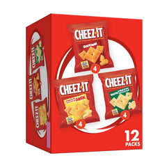Cheez - It Cheese Crackers, Baked Snack Crackers, Lunch Snacks, Variety Pack, 12.1oz Box (12 Packs) - Showlu Well Nation Store
