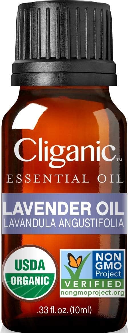 Cliganic USDA Organic Lavender Essential Oil - 100% Pure Natural Undiluted, for Aromatherapy Diffuser | Non - GMO Verified - Showlu Well Nation Store