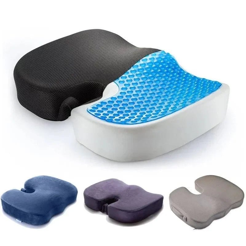 Coccyx Pillow Memory Foam Travel Seat Cushion for Tailbone Pain Back Support Chair Bench Protect Healthy Sitting Pad - Showlu Wellness Nation Store