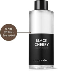Cocod'or COCODOR Reed Diffuser Oil Refill/White Jasmine/6.7oz(200ml)/1 Pack/Aroma therapy, Home Fragrance, Scented Oils, Oils for Reed Diffuser, Office Décor, Decoration - Showlu Well Nation Store