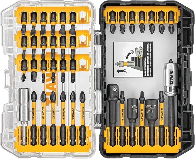 DEWALT Screwdriver Bit Set, Impact Ready, FlexTorq, 40 - Piece (DWA2T40IR) - Showlu Well Nation Store