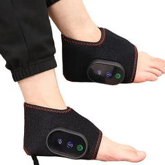 Electric Foot Warmer Massager Heated Guard Legs Joint Heat Compress With Foot Massage - Showlu Well Nation Store