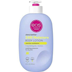 eos Shea Better Body Lotion Vanilla Cashmere, 24 - Hour Moisture Skin Care, Lightweight & Non - Greasy, Natural Shea, Vegan, Vanilla Body Lotion, 16 fl oz - Showlu Well Nation Store