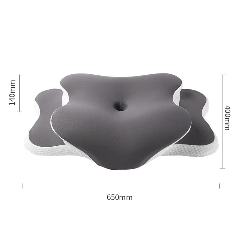 Ergonomic Cervical Pillow Memory Foam Pillow Neck Pain Relief Comes With Ice Silk Pillowcase Adjustable For Back Side Sleepers - Showlu Wellness Nation Store