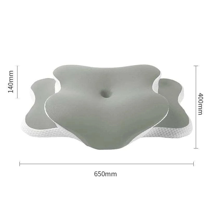 Ergonomic Cervical Pillow Memory Foam Pillow Neck Pain Relief Comes With Ice Silk Pillowcase Adjustable For Back Side Sleepers - Showlu Well Nation Store