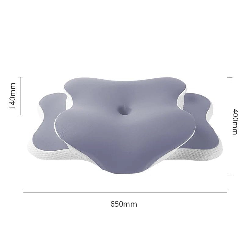 Ergonomic Cervical Pillow Memory Foam Pillow Neck Pain Relief Comes With Ice Silk Pillowcase Adjustable For Back Side Sleepers - Showlu Wellness Nation Store