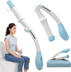 Foldable Toilet Aid, 15.6“ Long Comfort Wipe Wand Bottom Buddy Toilet Self Tissue Aids for Toileting, Self Help Wipe Butt for Fat People Limited Mobility,Elderly, Pregnancy - Showlu Well Nation Store