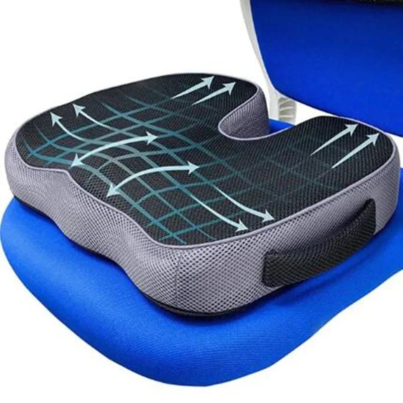 For Tailbone Sciatica back Pain relief Comfort Office Chair Car Seat Cushion Non - Slip Orthopedic Memory Foam Coccyx Cushion - Showlu Wellness Nation Store