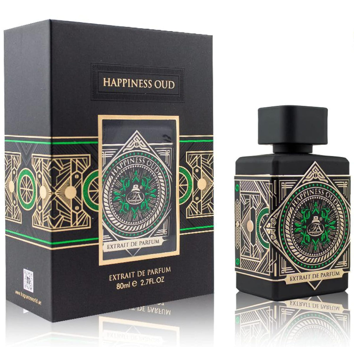 Fragrance World – Happiness Oud Extrait De Parfum Edp 80ml Unisex perfume | Aromatic Perfumes For Men & Women Exclusive I Luxury Perfume Made in UAE - Showlu Well Nation Store