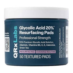 Glycolic Acid 20% Resurfacing Pads for Face & Body with Vitamins B5, C & E, Green Tea, Calendula, Allantoin - Exfoliates Surface Skin and Reduces Appearance of Fine Lines and Wrinkles - Peel Pads - Showlu Well Nation Store