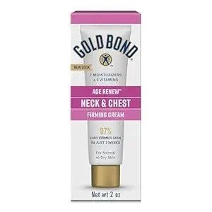 Gold Bond Age Renew Neck & Chest Firming Age Renew Cream, 2 oz., Clinically Tested Skin Firming Cream - Showlu Well Nation Store