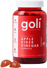 Goli Apple Cider Vinegar Gummy Vitamins - 60 Count - Vitamin B12, Gelatin - Free, Gluten - Free, Vegan & Non - GMO - Showlu Well Nation Store