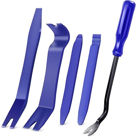 GOOACC 5PCS Auto Trim Removal Tool Kit No - Scratch Pry Tool Kit for Car Door Clip Panel & Audio Dashboard Dismantle - 5PCS - Showlu Well Nation Store