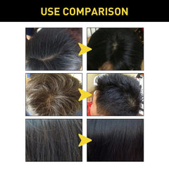 Hair Color Dye Shampoo Gray White Cover Natural Fast Dye Repair Dry Damaged Cleaning Nourishing Roots Restore Black Hair Shampoo - Showlu Well Nation Store