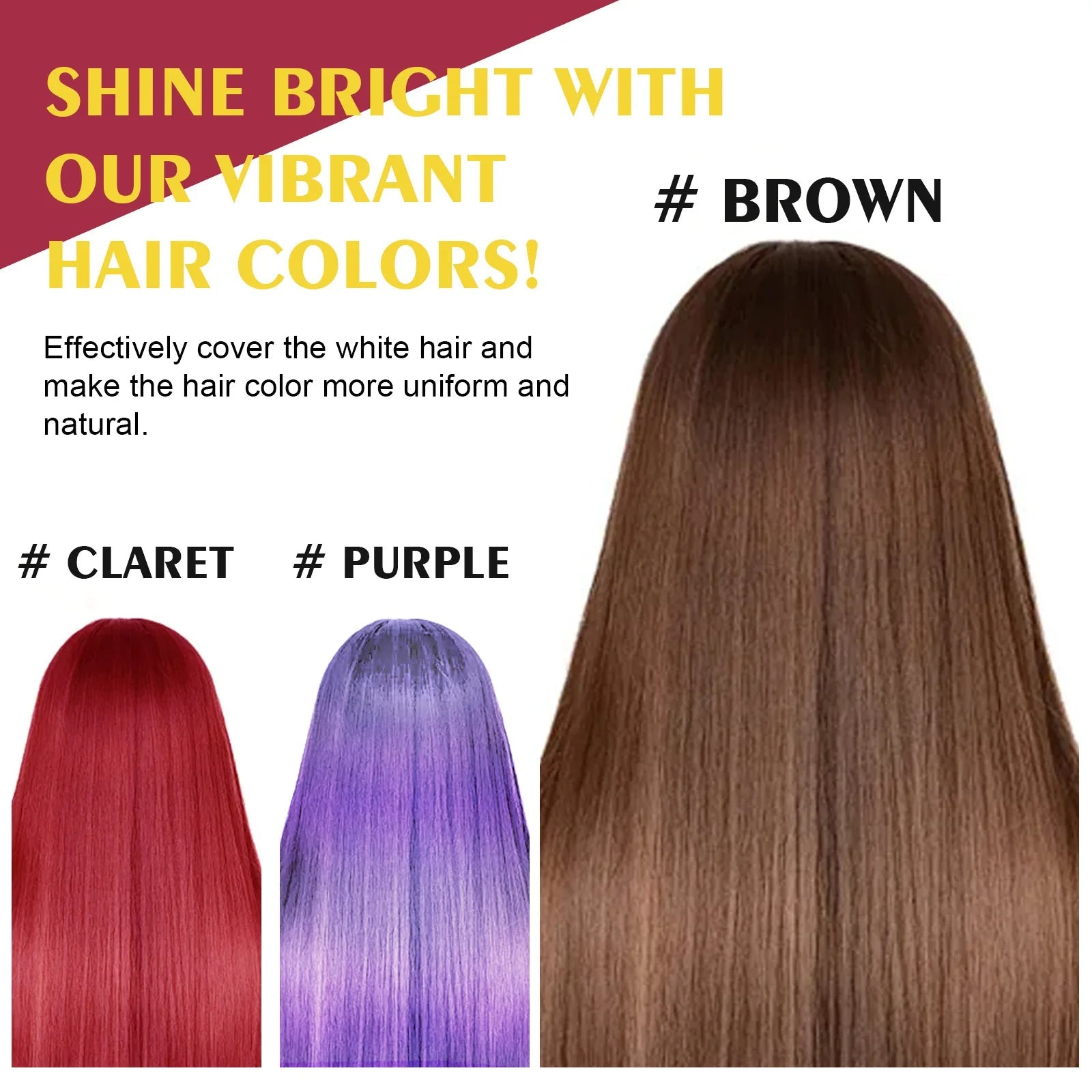 Hair Dyeing Shampoo 3 - in - 1 Rapid Hair Dyeing Repair Dry Cleaning Nourishing Hair Roots Restoration Hair Coloring Black Shampoo - Showlu Well Nation Store