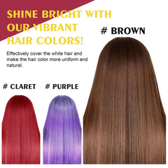 Hair Dyeing Shampoo 3 - in - 1 Rapid Hair Dyeing Repair Dry Cleaning Nourishing Hair Roots Restoration Hair Coloring Black Shampoo - Showlu Well Nation Store