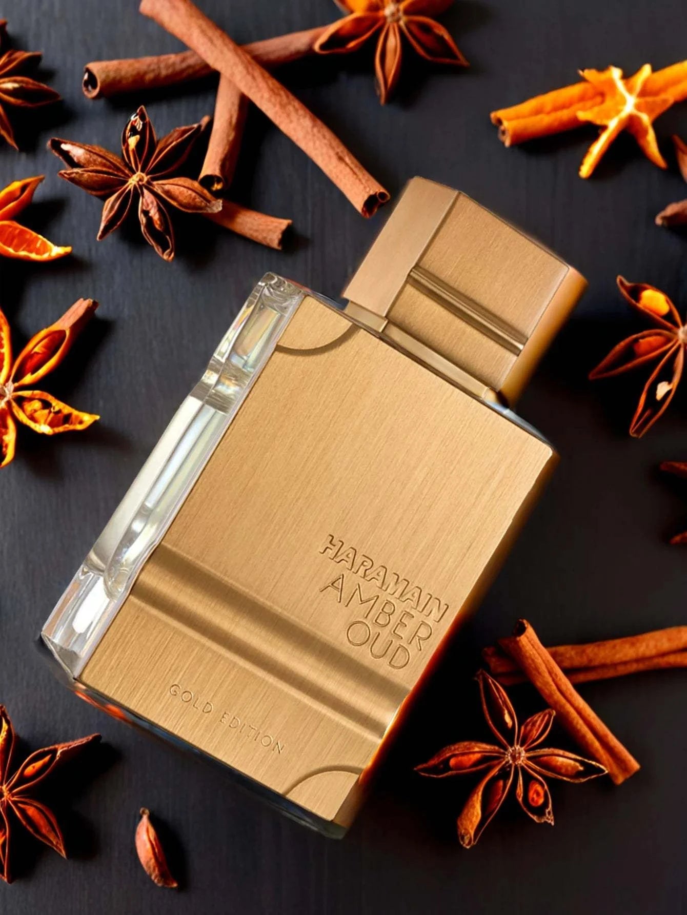 Haramain gold edition - Luxury Amber & Oud Perfume – Perfume Duradero con Notas Amaderadas y Florales - Showlu Well Nation Store