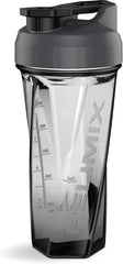 HELIMIX 2.0 Vortex Blender Shaker Bottle Holds upto 28oz | No Blending Ball or Whisk | USA Made | Portable Pre Workout Whey Protein Drink Shaker Cup | Mixes Cocktails Smoothies Shakes | Top Rack Safe - Showlu Well Nation Store