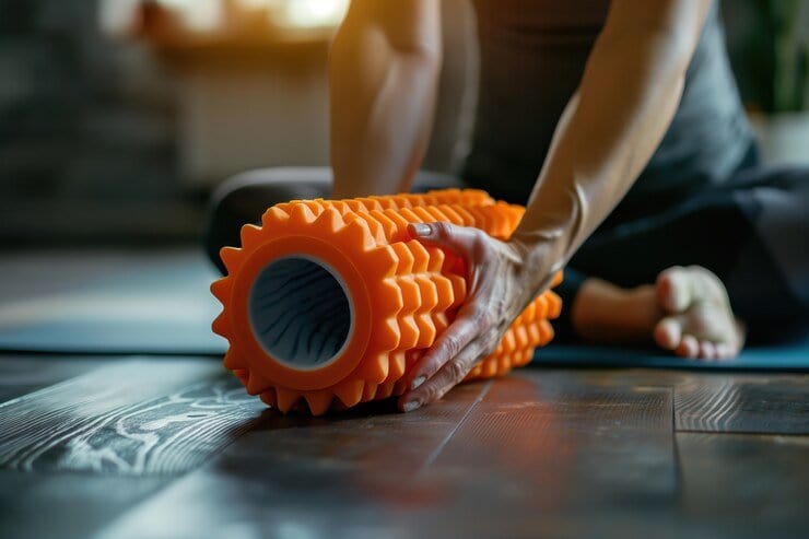 High - Density Foam Roller for Deep Tissue Massage, Muscle Recovery, and Pain Relief – Ideal for Post - Workout Therapy, Physical Therapy, and Improving Flexibility – Durable, Lightweight Design with Textured Surface - Showlu Wellness Nation Store