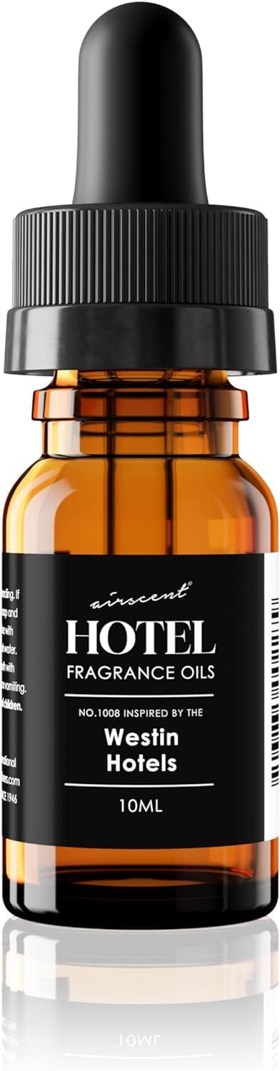 Hotel Diffuser Oil Inspired by The Westin Hotel Scent Diffuser Oil - No. 1008 - AirScent Essential Oil Blend - 10 mL, .34 fl oz Fragrance Oil Dropper Bottle for Aromatherapy Diﬀusers and Humidifiers - Showlu Well Nation Store