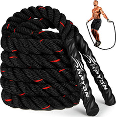 Jump Rope, Weighted Jump Ropes for Men women, 2.8lb 3.8lb 5lb Heavy Skipping Rope for Exercise, Adult Jumpropes for Home Workout, Improve Strength and Building Muscle,Total Body Workout Equipment - Showlu Well Nation Store