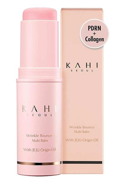 KAHI Wrinkle Bounce Multi Balm Stick | PDRN Collagen Wrinkle Stick | Korean Skin Care |All - in - One Hydrating Lip Balm Eye Cream Neck Cream Make Up Base & Face Mist Moisture Balm - Showlu Well Nation Store
