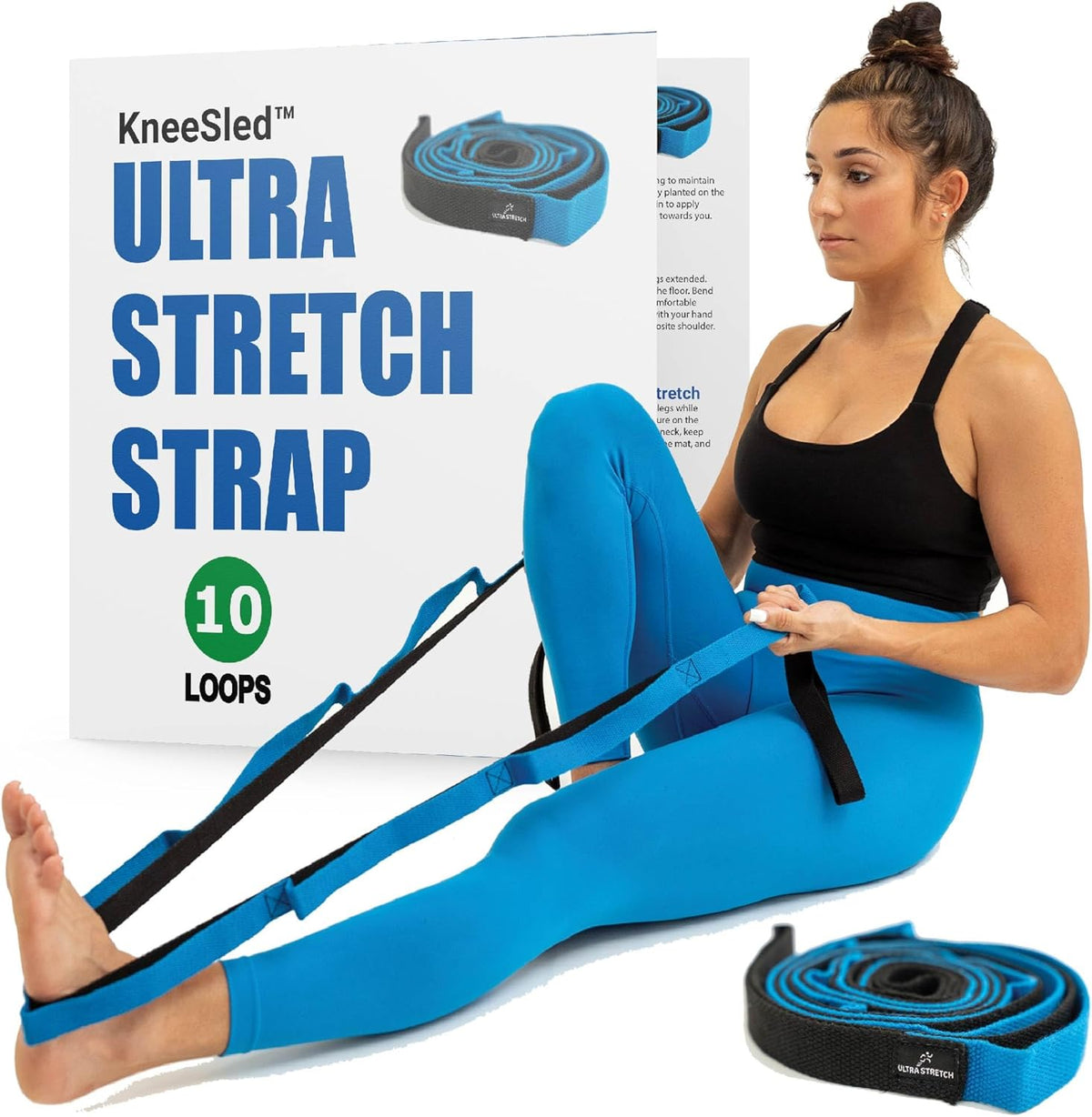 KneeSled™ Ultra Stretch Strap Best Choice for Physical Therapy U.S.A. - Showlu Well Nation Store