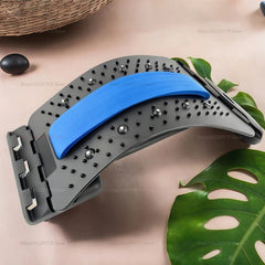 Lumbar Back Stretcher Multi - Level Adjustable Massager Waist Neck Fitness Lumbar Cervical Spine Cervical Spine Support Massager - Showlu Well Nation Store