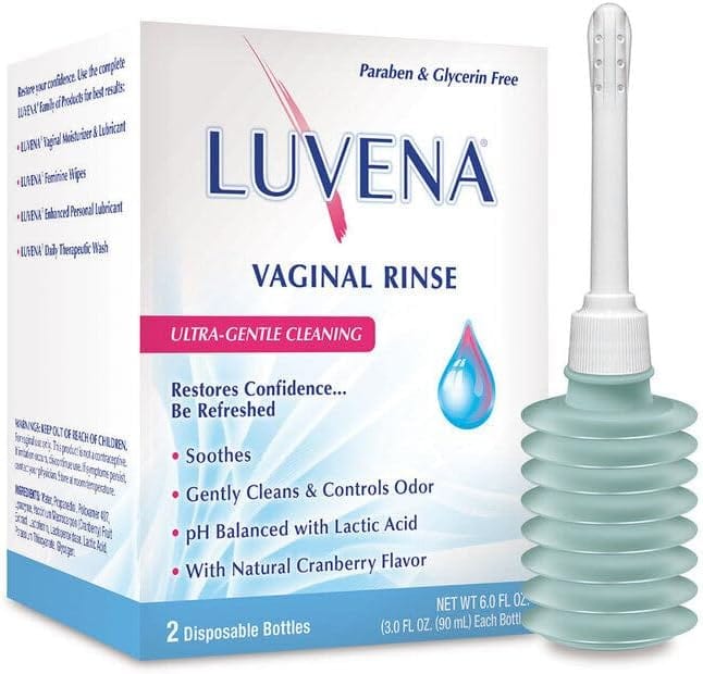 Luvena Daily Personal Feminine Rinse - Ultra Gentle Wash to Maintain Freshness & Resist Odor - pH Balanced, Paraben Free - Soothing (2 Pack, 3oz Bottles) - Showlu Well Nation Store