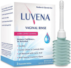 Luvena Daily Personal Feminine Rinse - Ultra Gentle Wash to Maintain Freshness & Resist Odor - pH Balanced, Paraben Free - Soothing (2 Pack, 3oz Bottles) - Showlu Well Nation Store