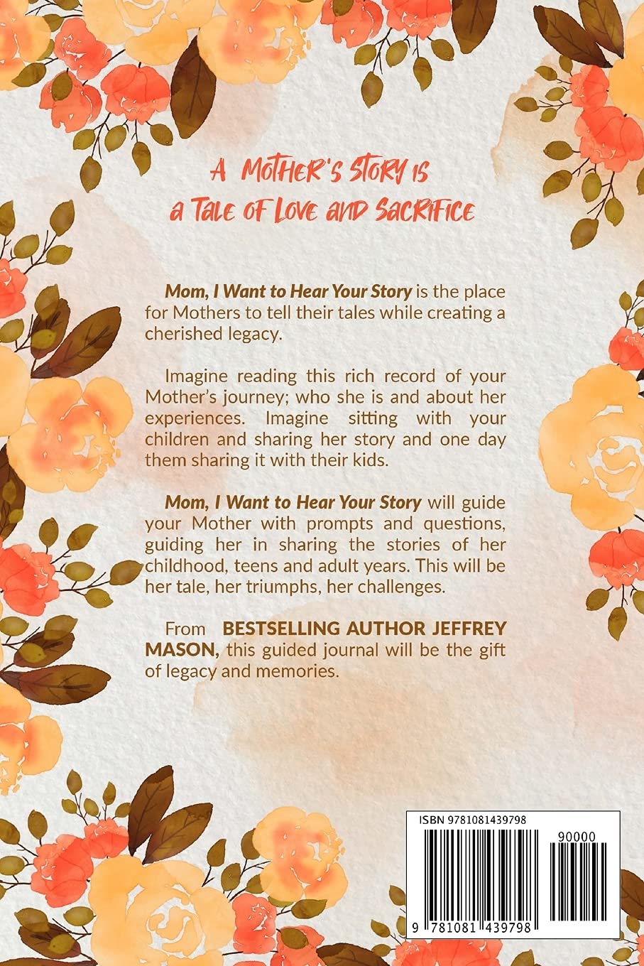 Mom, I Want to Hear Your Story: A Mother’s Guided Journal To Share Her Life & Her Love (Hear Your Story Books) Paperback – July 19, 2019 - Showlu Wellness Nation Store