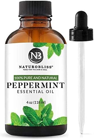 NaturoBliss Peppermint Essential Oil, 100% Pure and Natural Therapeutic Grade, Premium Quality Peppermint Oil, 4 fl. Oz - Perfect for Aromatherapy and Relaxation - Showlu Well Nation Store