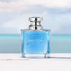 Nautica Voyage Eau De Toilette for Men - Fresh, Romantic, Fruity Scent Woody, Aquatic Notes of Apple, Water Lotus, Cedarwood, and Musk Ideal Day Wear 3.3 Fl Oz - Showlu Well Nation Store