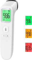 No - Touch Thermometer for Adults and Kids, Accurate Digital Baby Thermometer, Fever Alarm & Silent Mode, 2 in 1 Forehead & Object Mode - Showlu Well Nation Store
