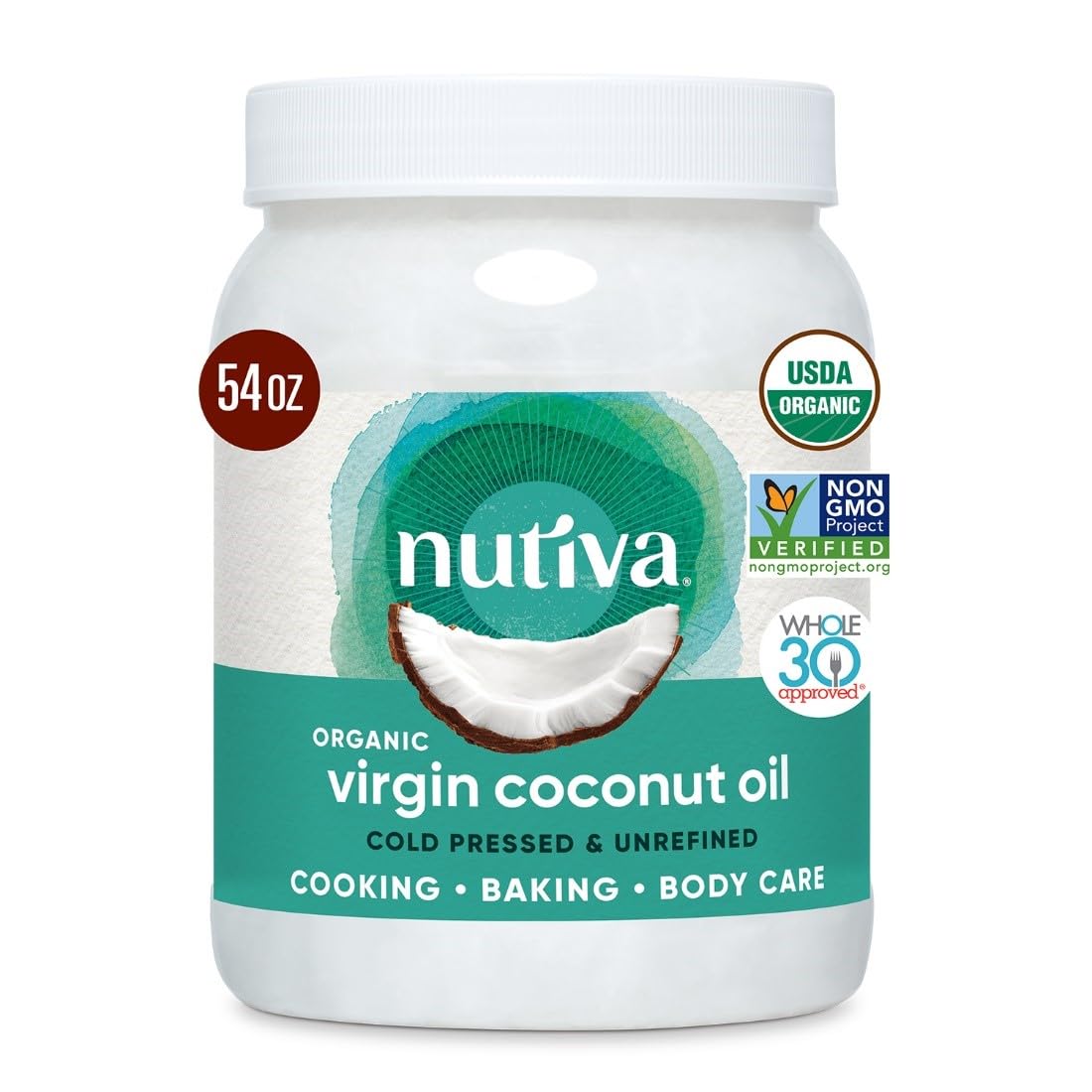 Nutiva, Organic Coconut Oil, 54 Fl Oz - Showlu Well Nation Store