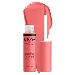 NYX PROFESSIONAL MAKEUP Butter Gloss, Non - Sticky Lip Gloss - Creme Brulee (Natural) - Showlu Wellness Nation Store